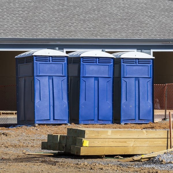 how do you ensure the portable restrooms are secure and safe from vandalism during an event in Blairs